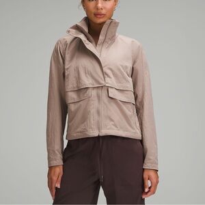 Lululemon Always Effortless Jacket Taupetastic Size 8